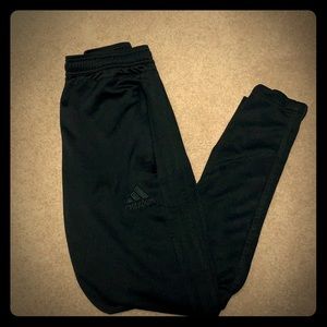 Adidas All Black Striped pants